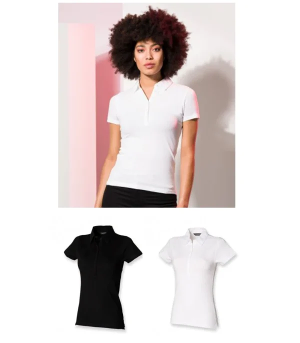 SK42 SF Ladies Stretch Pique Polo Shirt